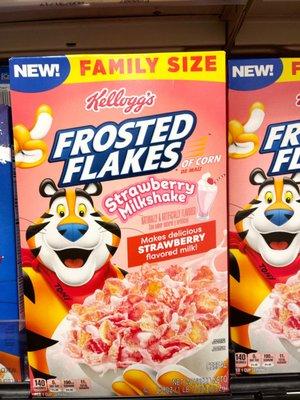 Strawberry Milkshake Frosted Flakes. Dated: November 2022