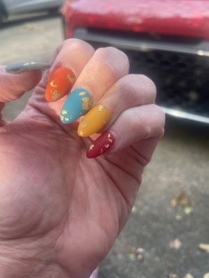 Fall fancy nails