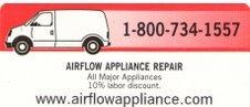 10% off airflow appliance repair