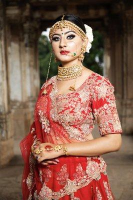 Traditional bridal Look