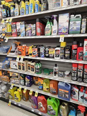 Car detailing supplies