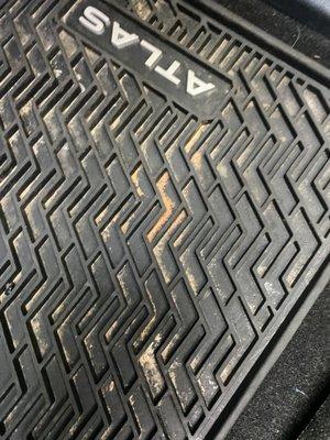 floor mats they washed 3 times