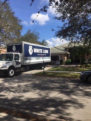 Moving Day!!!  Nice, clean lettered truck!!!