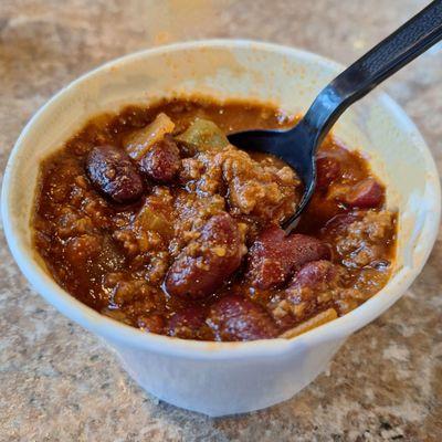 Best Chili in Rochester 8 oz or 16 oz my 28° cold weather treet