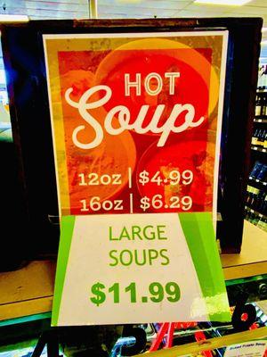 "Hot Soup bar" there is like 8 different kinds! WOZA!