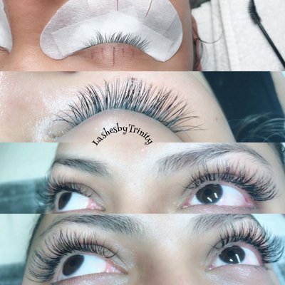 we do eyelashes extensions, make appointment to Trinity and follow her instagram " Trinitynguyen0209"