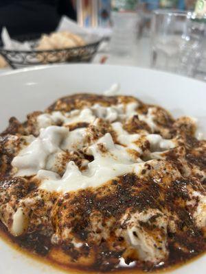 Turkish version of gnocchi