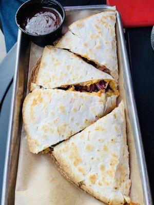 Jackfruit quesadilla