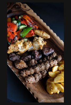 Shashlik platter