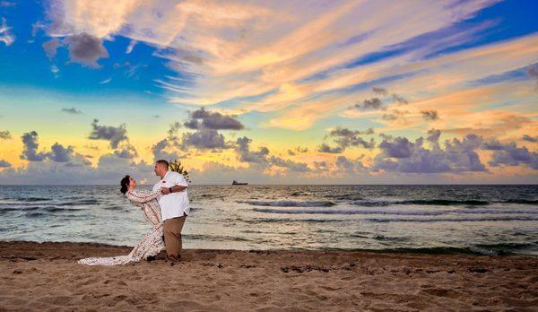 Gorgeous photo given one day after wedding