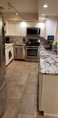 Kitchen after cleaning