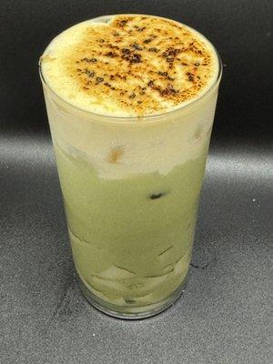 Banana custard Matcha