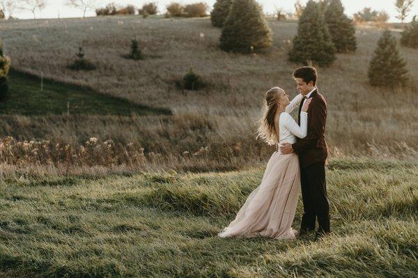 Breathtaking fall wedding