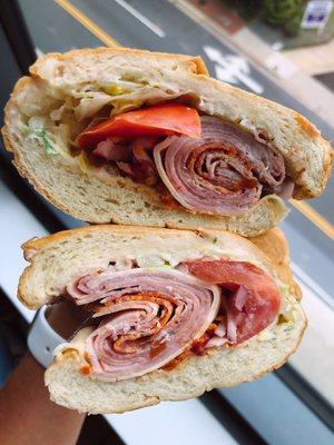 Italian cold cut sandwich