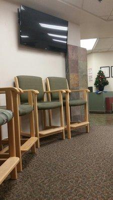 Love these chairs. Spacious waiting room.