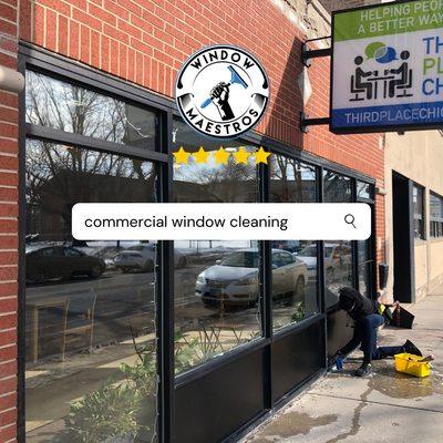 Clear Windows to help your place of business shine bright!