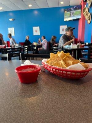 interior of the restaurant