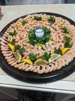 Shrimp platter