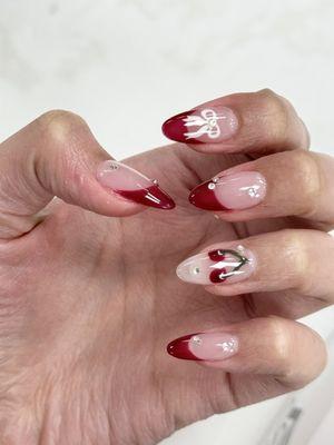 Cherry nails