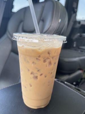 Iced Vanilla protein coffee