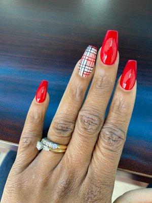 Checkered Red