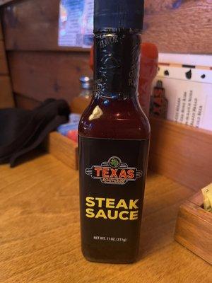 There steak sauce