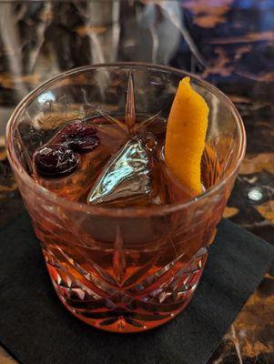 Old fashioned cocktail