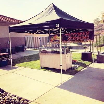 Zendejas taco man set up.....