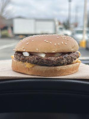 New Quarter pounder they gave me lol