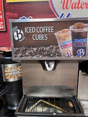 Coffee ice cubes in assorted flavors so when your cubes melt, the coffee doesn't get watered down!