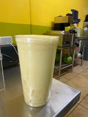 Botanas Poblanos: large, fresh pineapple juice