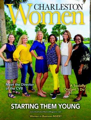 Our very own Melissa Kiddy on the debut cover of Charleston Women!