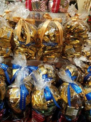 Holiday chocolate packages