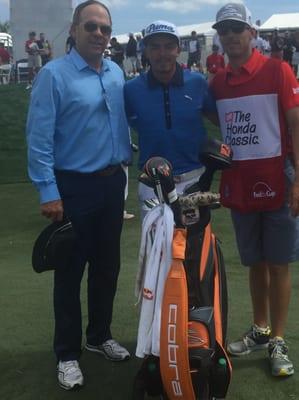 At the 2015 Honda Classic with Rickie and Joe.