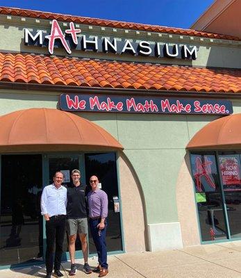 Mathnasium of Coit Campbell enjoyed a visit from Mathnasium's CEO