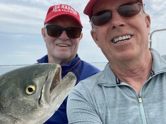 Bob and Ray caught a 11 pound bluefish over the weekend. There are still some nice ones around