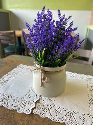 Beautiful plant on every table