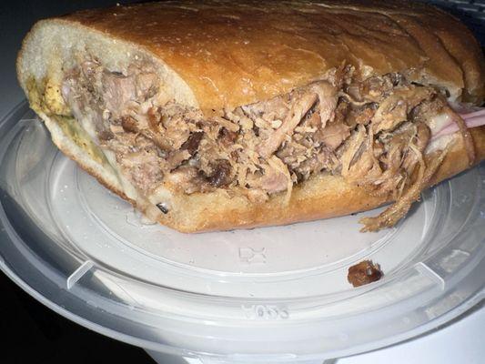 Packed Sandwich Cubano