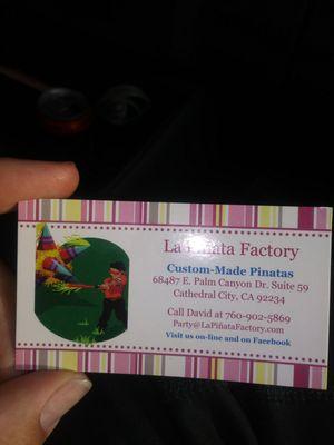 Business card.