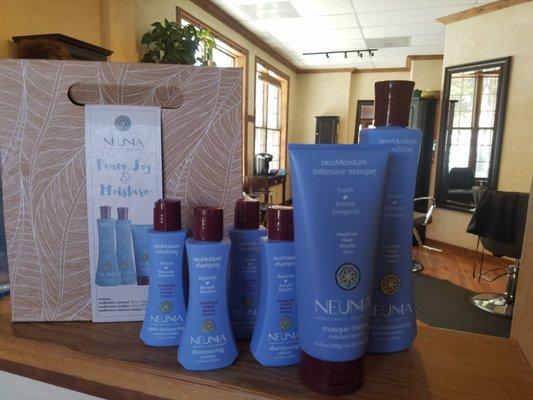 Neuma haircare products are plant based - color safe with certified organic extracts.