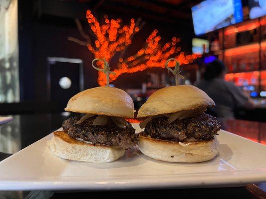 Black and Blue Sliders