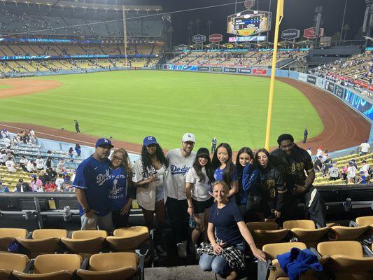 Team appreciation at the Dodgers game 2023