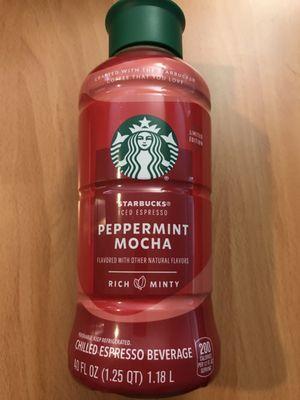 Starbucks Iced Espresso Peppermint Mocha