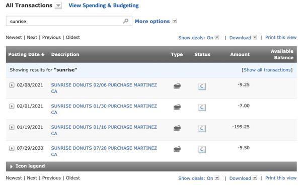 Sunrise donuts charged me almost $200 and would not authorize the charge back