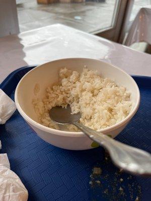 Small white rice