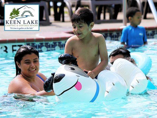 Fun at the Keen Lake pool!