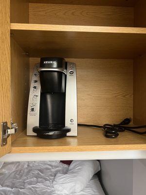 Random Keurig in pantry? Nothing provided to use with it