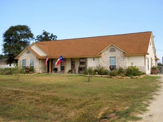 Beautiful one story ranch style home on 3+/- acres with salt water pool & spa, separate shop & covered RV storage with hookup...