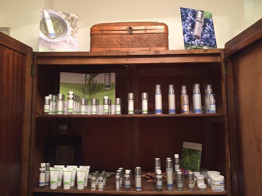 Our retail. Adding a certified organic skin care line September 1, 2017. We are do excited!