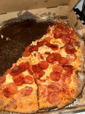 Bonnie & Clyde - Triple Pepperoni and Cheese...so yummy!